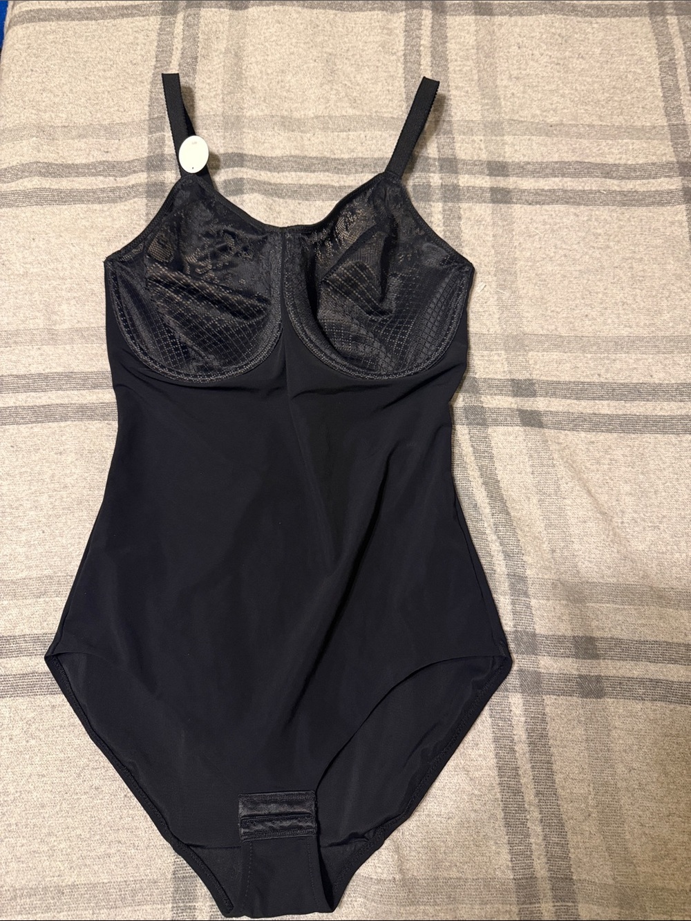 Wacoal Black One-Piece Shapewear Bodysuit 36DD